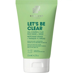 Shakeup Let's Be Clear Oil-Control Clay Face Wash + Mask 125 ml produktbilde
