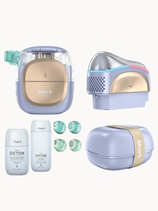 Shark Beauty FacialPro Glow + DePuffi at home facial Spa Blue product image