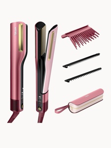 Shark Beauty SilkiPro Straight Hair Straightener + Dryer in One Tool Rose Petal product image