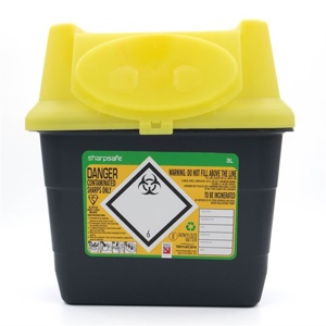 Sharpsafe Kanyleboks 3 L 1 stk produktbillede
