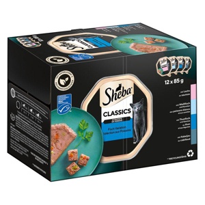 Sparpaket Sheba Varietäten Schälchen 24 x 85 g Produktbild
