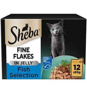 Sheba Pouches Fine Flakes Saver Pack 96 x 85g product image