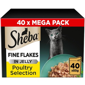 Sheba Pouches Fine Flakes in Jelly product image