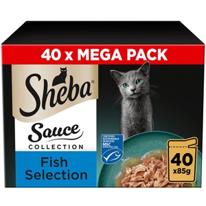 Sheba Pouches Sauce Collection 40 x 85g product image
