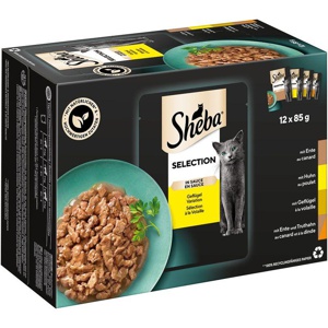 Sheba Varietäten Frischebeutel 12 x 85 g Produktbild