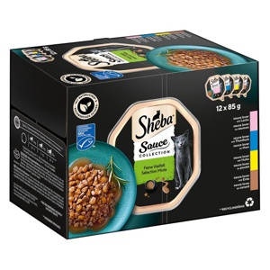 Sheba Multipack Sauce Collection Feine Vielfalt MSC 12x85 g Produktbild