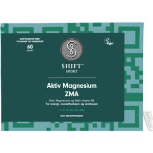 SHIFT Sport Aktiv Magnesium ZMA 60 kapslar produkt bild
