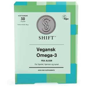 SHIFT Vegansk Omega-3 30 Kapsler produktbilde