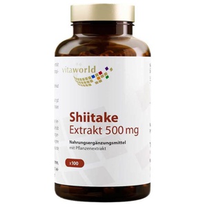 Shiitake Extrakt 500 mg Kapseln, 100 St Kapseln Produktbild