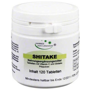 Shitake Tabletten, 120 St Tabletten Produktbild