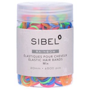 Sibel Rainbow Elastic Hair Bands Mix Art. P000619 produktbillede
