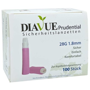 SICHERHEITS-LANZETTEN 28 G 1,8 mm Produktbild