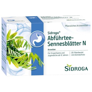 SIDROGA Abführtee-Sennesblätter N Filterbeutel Produktbild
