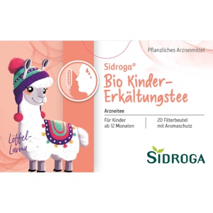 SIDROGA Bio Kinder-Erkältungstee Filterbeutel Produktbild