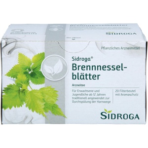 SIDROGA Brennnesselblättertee Filterbeutel Produktbild