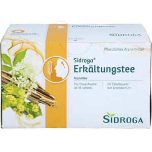 SIDROGA Erkältungstee Filterbeutel Produktbild