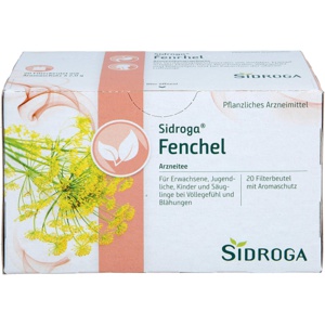 SIDROGA Fenchel Tee Filterbeutel Produktbild