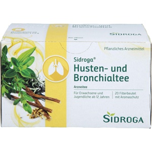 SIDROGA Husten- und Bronchialtee Filterbeutel Produktbild