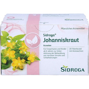 SIDROGA Johanniskraut Tee Filterbeutel Produktbild