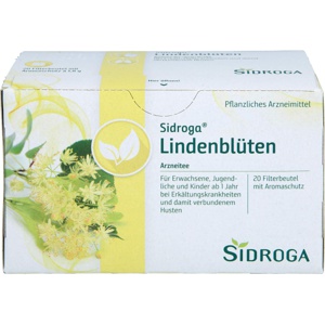 SIDROGA Lindenblüten Tee Filterbeutel Produktbild