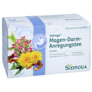 SIDROGA Magen-Darm-Anregungstee Filterbeutel Produktbild