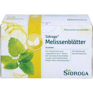 SIDROGA Melissenblätter Tee Filterbeutel Produktbild