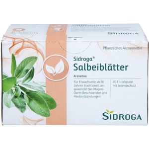 SIDROGA Salbeiblätter Tee Filterbeutel Produktbild