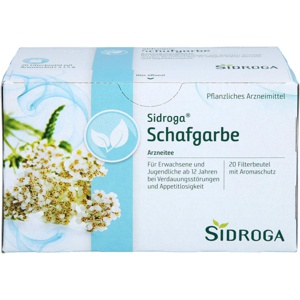 SIDROGA Schafgarbe Tee Filterbeutel Produktbild