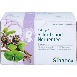 SIDROGA Schlaf- und Nerventee Filterbeutel Produktbild