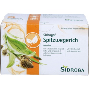 SIDROGA Spitzwegerich Tee Filterbeutel Produktbild