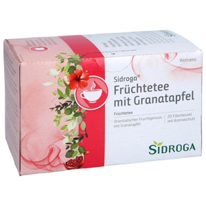 Sidroga Früchtetee mit Granatapfel 20X2.0 g Tee Produktbild