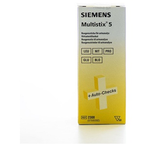 Siemens Multistix-5 Teststrimler 50 stk produktbillede