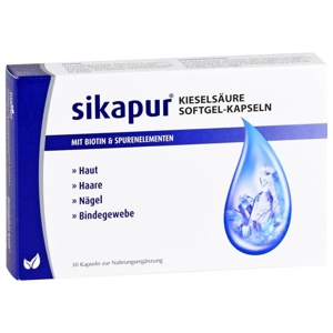 sikapur KIESELSÄURE SOFTGEL-KAPSELN 30 St Kapseln Produktbild