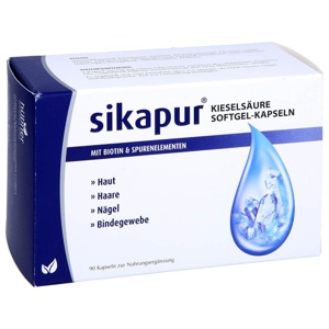 Sikapur Kieselsäure Softgel Kapseln mit Biotin, 90 St Kapseln Produktbild
