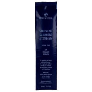 SILBERNITRAT-Kaliumnitr.Ätzstäb.Ätzstift 200mm st. 10 St Stäbchen Produktbild