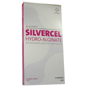 Silvercel Hydroalginat Verband 10x20cm Produktbild