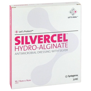 SILVERCEL Hydroalginat Verband 11x11 cm Produktbild