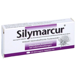 SILYMARCUR überzogene Tabletten Produktbild
