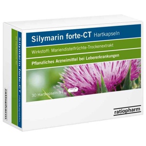 Silymarin forte-CT Hartkapse, 30 St Hartkapseln Produktbild