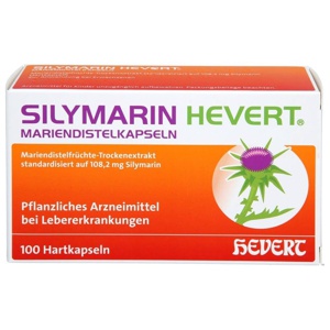 SILYMARIN HEVERT MARIENDISTELKAPSELN 100 St Hartkapseln Produktbild