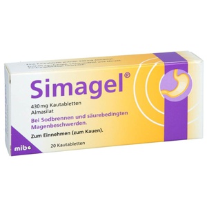 Simagel 20 St Kautabletten Produktbild
