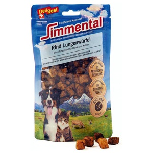 Simmental Oksemælkestænger okse lunge 60 g produktbillede