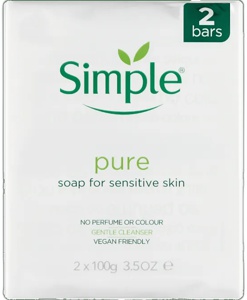 Simple Pure Bath Soap 100g Pack of 2 product image