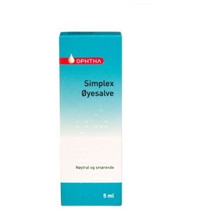 Simplex øyesalve 5 g produktbilde