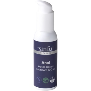 Sinful Anal Water-Based Lubricant - 100 ml. produktbillede