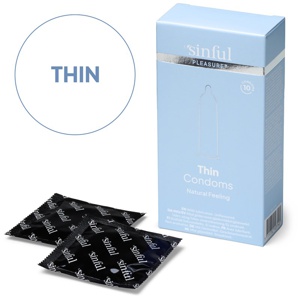 Sinful Thin Condoms - 10 stk. produktbillede