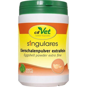 Singulares Eierschalenpulver extrafein vet. (für Tiere), 1 kg Pulver Produktbild