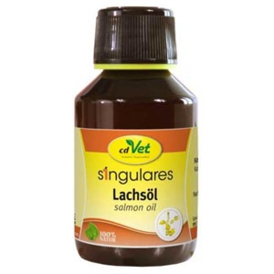 Singulares Lachsöl für Hunde und Katzen, 100 ml Öl Produktbild