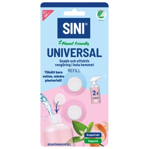 SINI Rengöringstablett Allrengöring refill 2-pack produkt bild