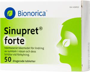 Sinupret forte dragerad tablett 50 st produkt bild